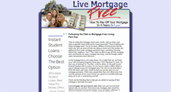 Desktop Screenshot of livemortgagefree.com